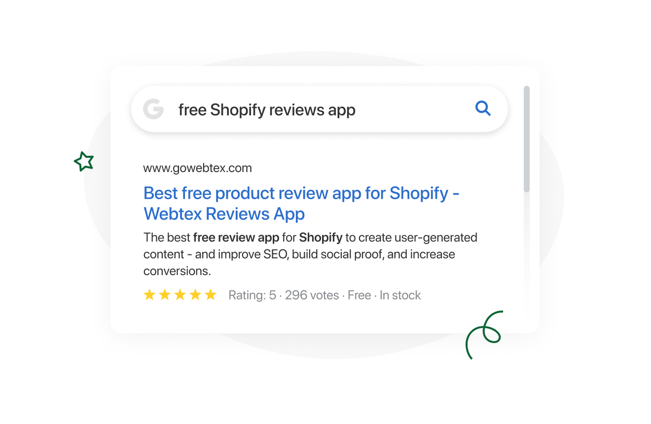 reviews to improve seo – product reviews on shopify