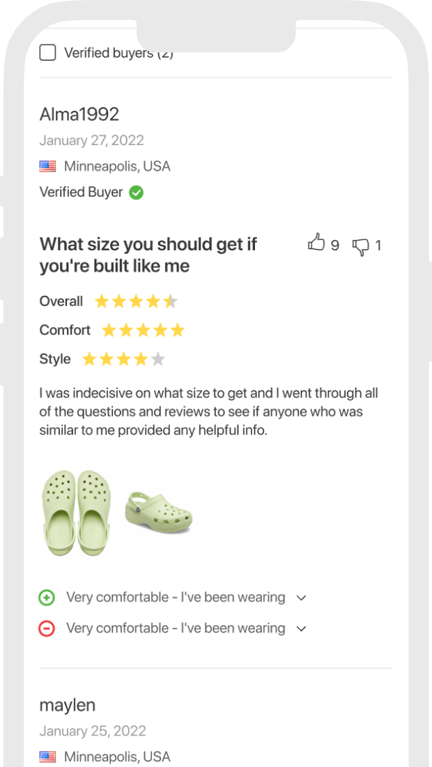 app to add shopify product reviews - about us page